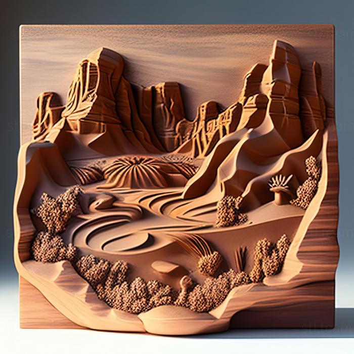 3D model Mesa Arizona (STL)